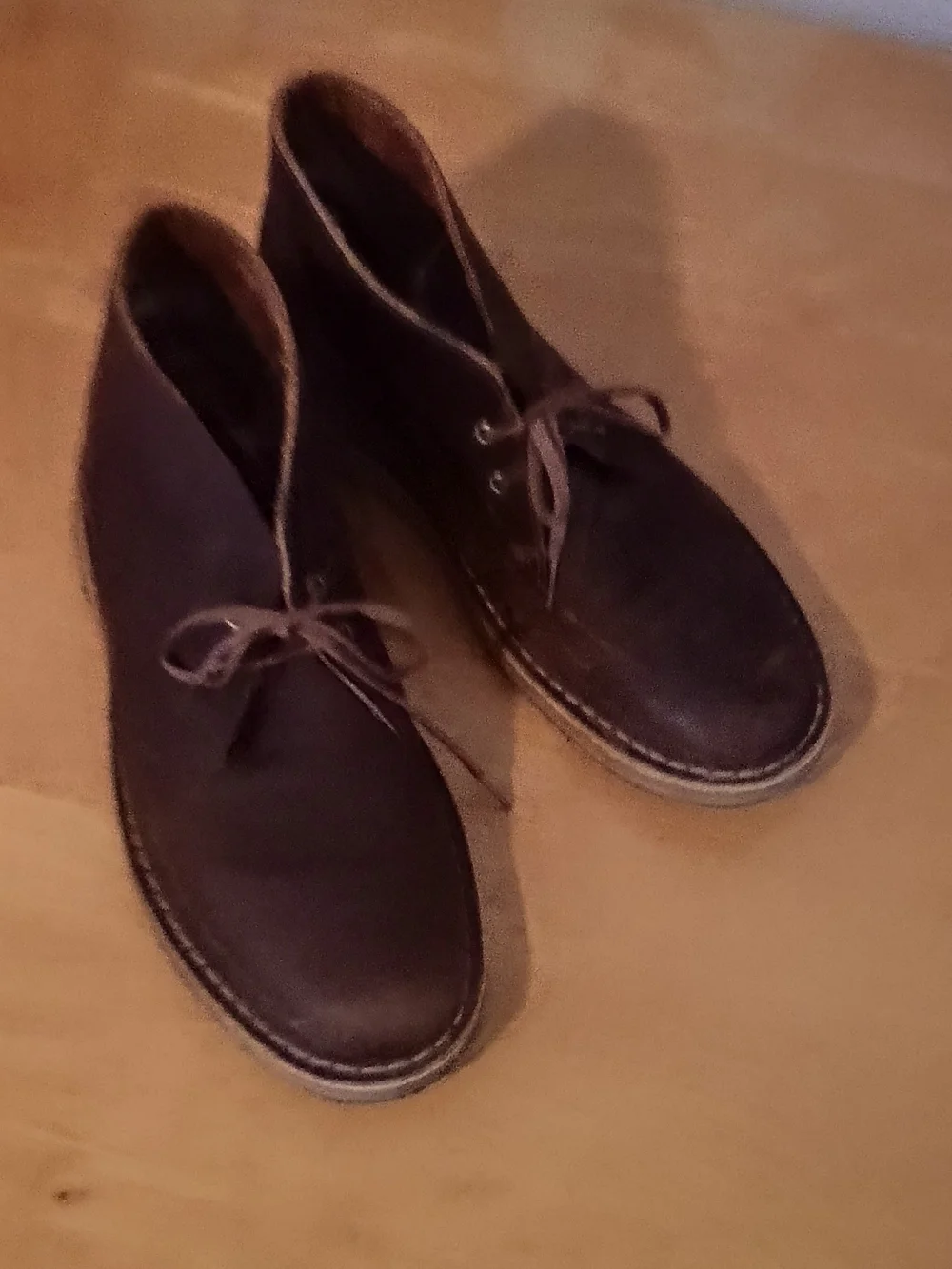 Clarks stitched casual padded